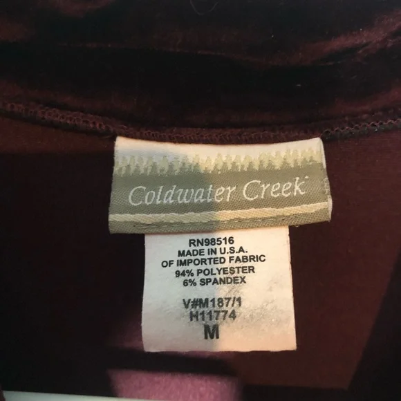 VTG Velvet Maxi Dress Womens M Burgandy Whimsigoth Dark Fairy Academia Victorian - Picture 5 of 8